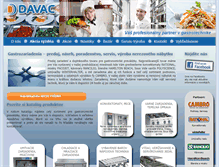 Tablet Screenshot of davac.sk